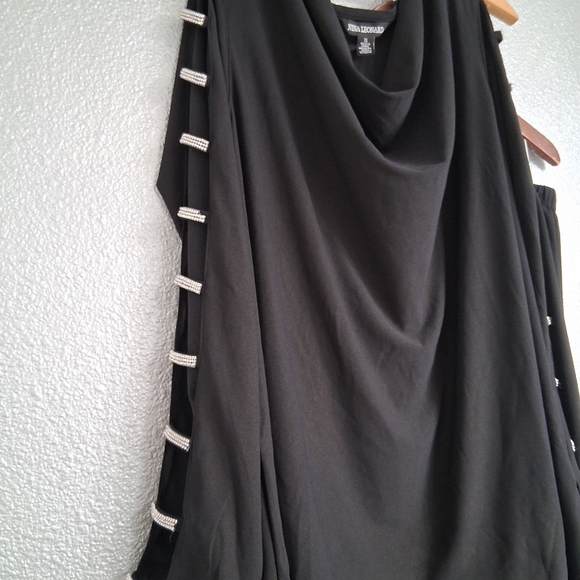 NWOT 2 Piece Pant Set With Crystal Bar Detailing    Size XL - Picture 8 of 14